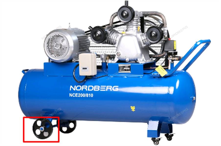 Колесо для NCE200/810 NORDBERG NCE200/810#WHEEL