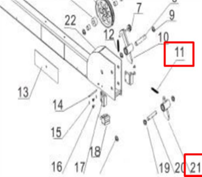 Стопор для подъемника 4470JB NORDBERG 01-00003426